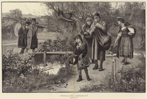 Acróbatas ambulantes de Herbert Gandy